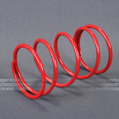Пружина "Honda" (дв. 50 см3, 2Т) ведомого вариатора (D=58 мм., L=96 мм.) красная Mazepper