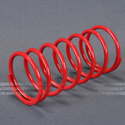 Пружина "Honling" (дв. 139QMB, 4T, 50-70 см3) ведомого вариатора D=53 мм., L=110 мм. (красная) Mazepper