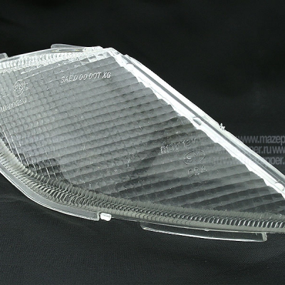 Рассеиватель фонаря указателя поворота "Suzuki Let's" передний, бесцветный, правый Mazepper