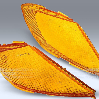 Рассеиватель фонаря указателя поворота "Suzuki Let's" передний, жёлтый, правый Mazepper