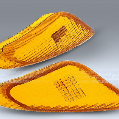 Рассеиватель фонаря указателя поворота "Yamaha Artistic" передний, жёлтый, правый (KOITO) Mazepper