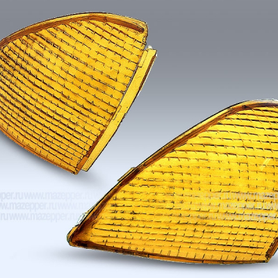 Рассеиватель фонаря указателя поворота "Yamaha Jog" задний, жёлтый, левый Mazepper