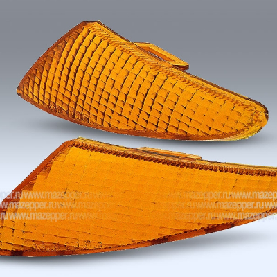 Рассеиватель фонаря указателя поворота "Yamaha Jog" передний, жёлтый, левый Mazepper