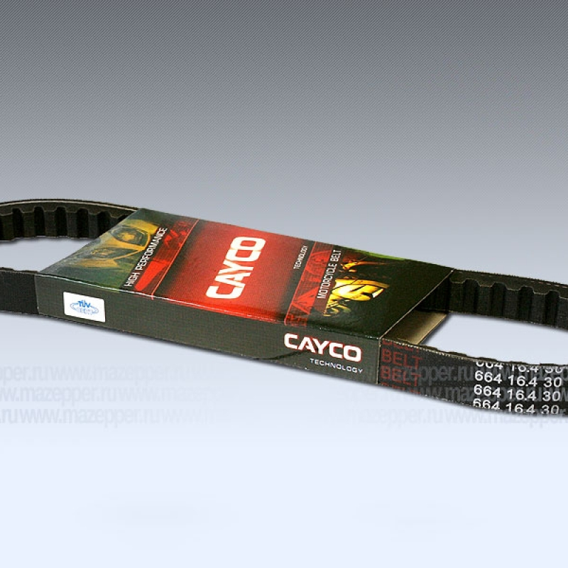 Ремень вариатора 664х16,4 "Suzuki Address" (дв. 50 см3) CAYCO Mazepper