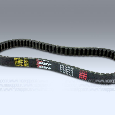 Ремень вариатора 743х20 "Honling" (дв. 152 QMI, 125 cм3) TMMP Mazepper