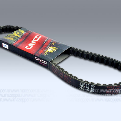 Ремень вариатора 792х16,0 "Yamaha Axis, Bws, Jog", "Stels" (дв. 1E40QMB, 50 см3) CAYCO Mazepper