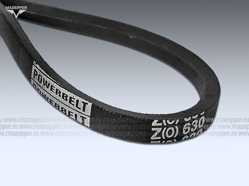 Ремень клиновой Z- 630 "Тайга" вентилятора (Powerbelt) Mazepper