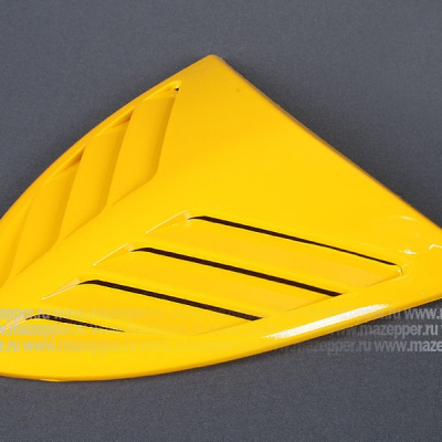 Решётка вентиляционная "Leike" (LK150T-7E) переднего обтекателя (желтая) Mazepper