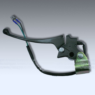 Рычаг "Honling" (дв. 1E41QMB, 50 см3) тормоза (заднего) в сб. (чёрный) Mazepper