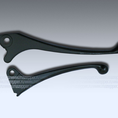 Рычаги "Honda Dio" (AF-34/35) тормоза переднего (диск.), заднего (бар.) чёрные (2 шт.) Mazepper