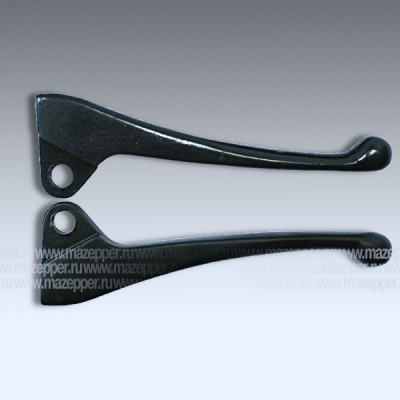 Рычаги "Yamaha" тормоза переднего (бар.), заднего (бар.) чёрные (2 шт.) Mazepper