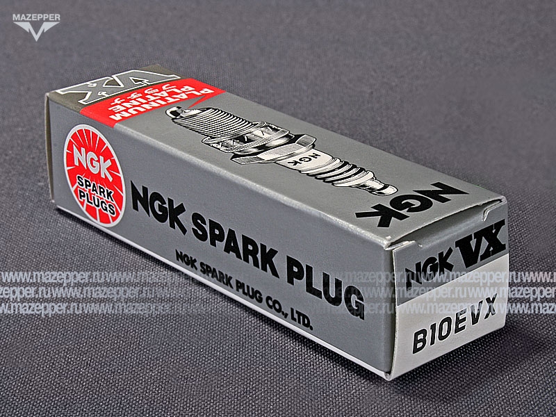Свеча зажигания "NGK" B10EVX         (14 х 19 мм.) Platinum Mazepper