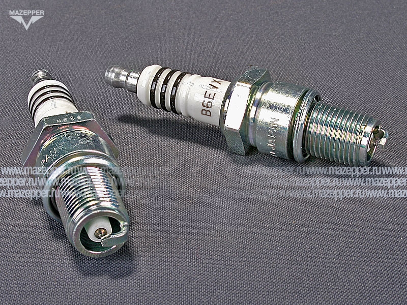 Свеча зажигания "NGK" B6EVX           (14 х 19 мм.) Platinum Mazepper
