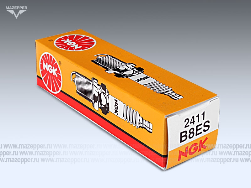 Свеча зажигания "NGK" B8ES              (14 х 19 мм.) Mazepper