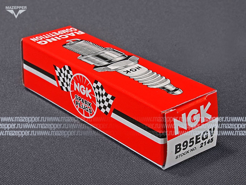 Свеча зажигания "NGK" B95EGV         (14 х 19 мм.) Mazepper