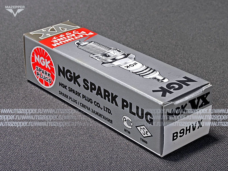 Свеча зажигания "NGK" B9HVX           (14 х 12,7 мм.) Mazepper