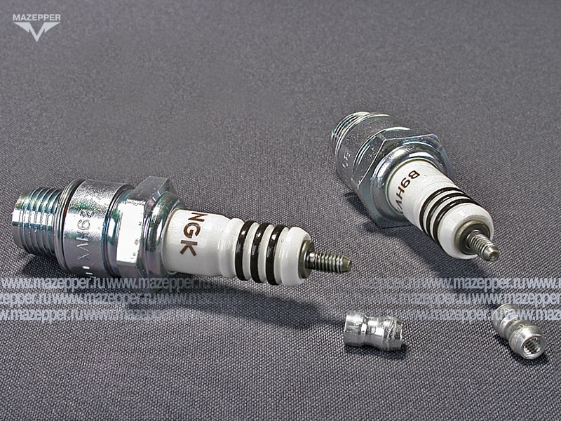 Свеча зажигания "NGK" B9HVX           (14 х 12,7 мм.) Mazepper