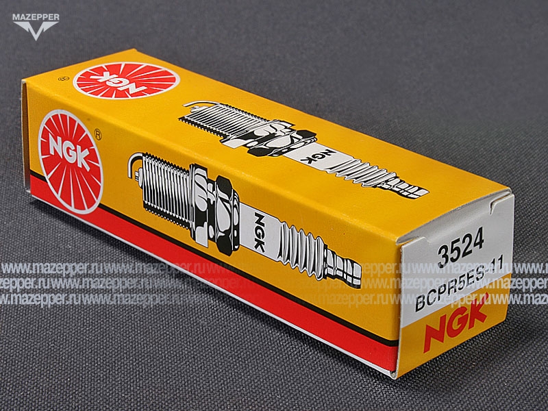 Свеча зажигания "NGK" BCPR5ES-11 (14 х 19 мм.) Mazepper