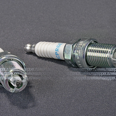Свеча зажигания "NGK" BCPR6ET      (14 х 19 мм.) (3 электрода массы) Mazepper