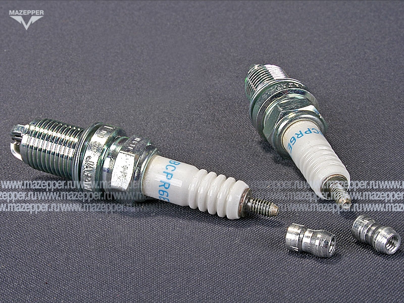 Свеча зажигания "NGK" BCPR6ET      (14 х 19 мм.) (3 электрода массы) Mazepper