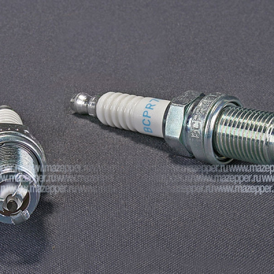 Свеча зажигания "NGK" BCPR7ET      (14 х 19 мм.) (3 электрода массы) Mazepper