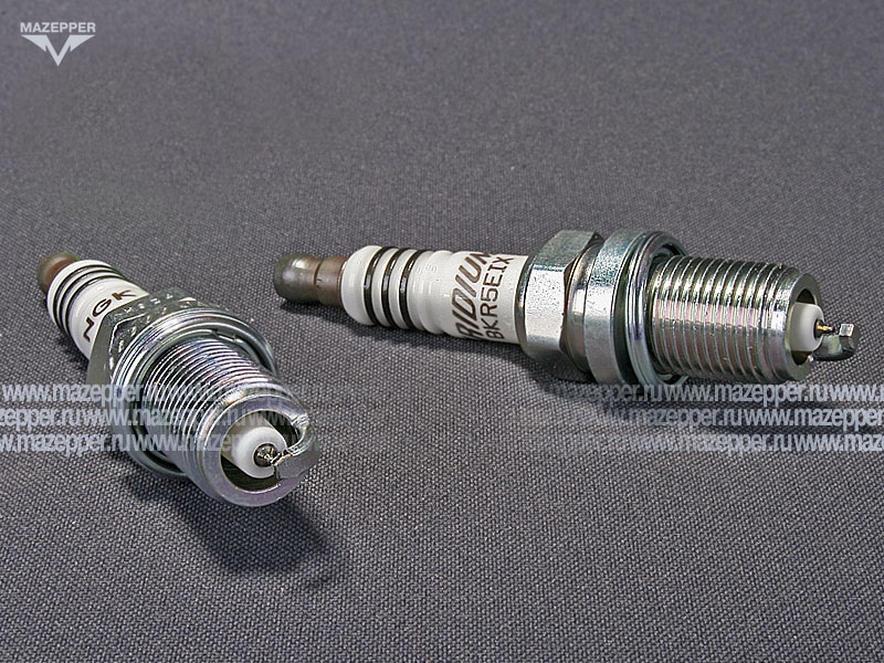 Свеча зажигания "NGK" BKR5EIX        (14 х 19 мм.) Mazepper