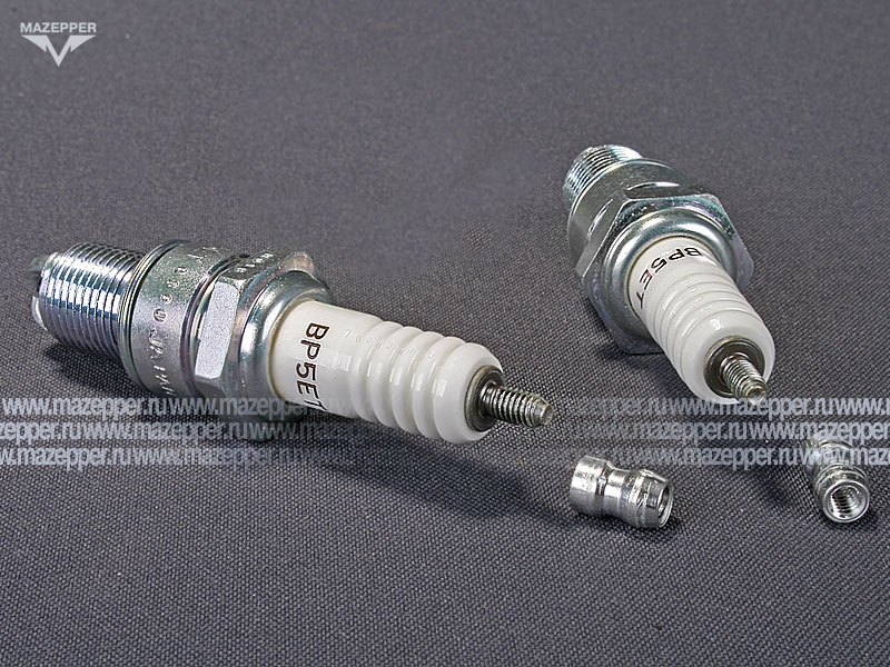 Свеча зажигания "NGK" BP5ET         (14 х 19 мм.) (3 электрода массы) Mazepper
