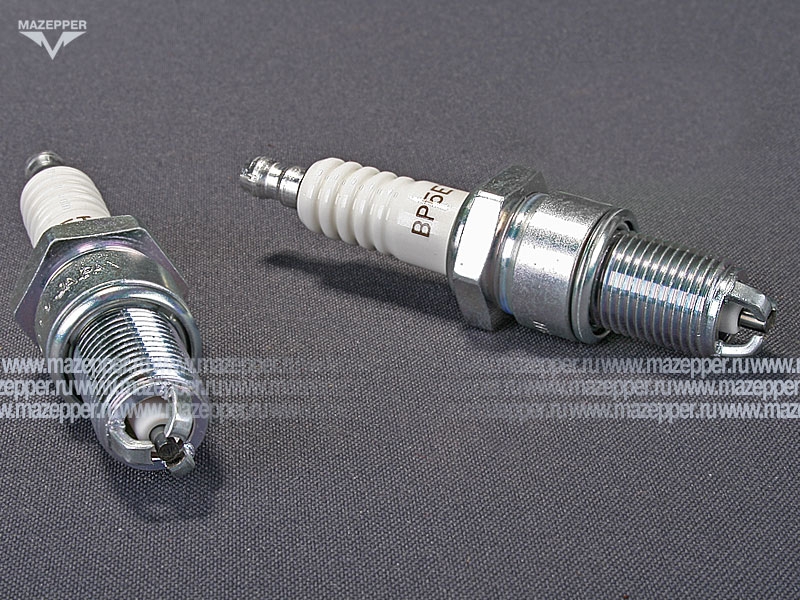 Свеча зажигания "NGK" BP5ET         (14 х 19 мм.) (3 электрода массы) Mazepper