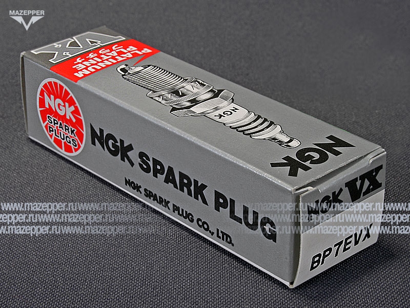 Свеча зажигания "NGK" BP7EVX         (14 х 19 мм.) Platinum Mazepper