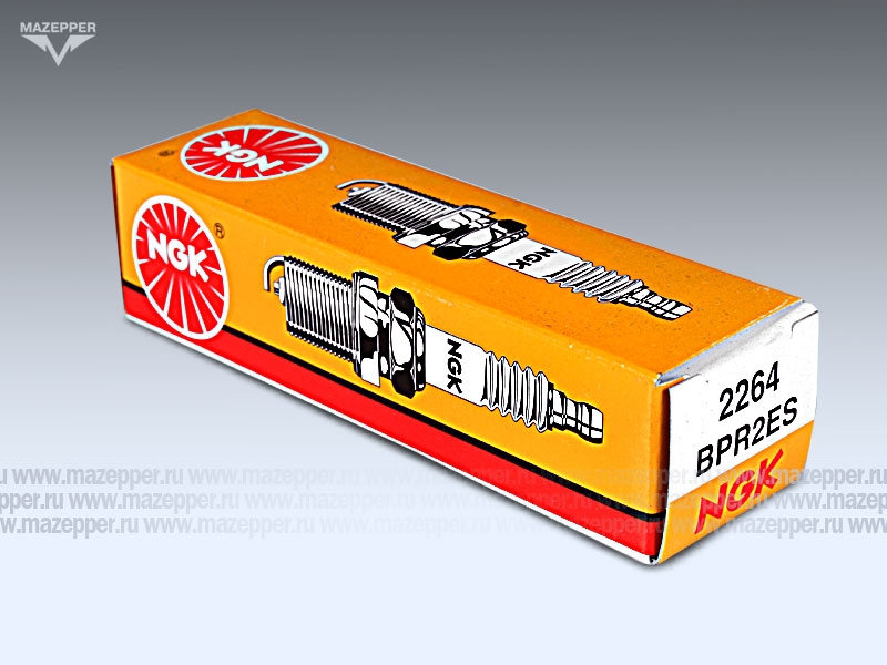Свеча зажигания "NGK" BPR2ES         (14 х 19 мм.) Mazepper