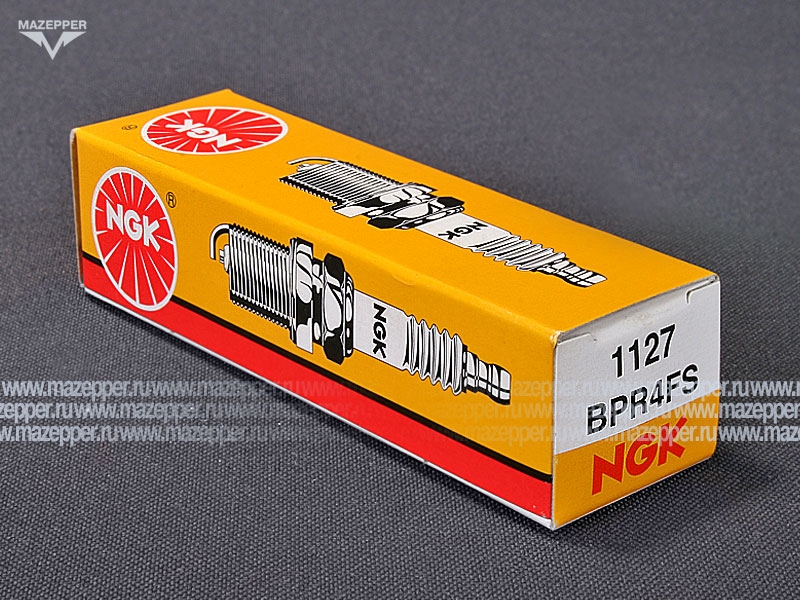 Свеча зажигания "NGK" BPR4FS         (14 х 11,2 мм.) Mazepper
