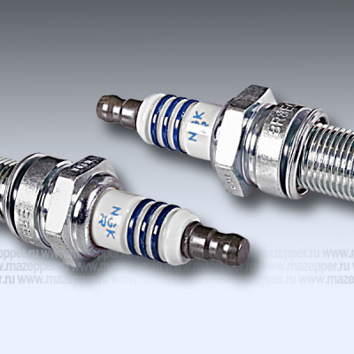 Свеча зажигания "NGK" BR10ECMIX   (14 х  19 мм.) Mazepper