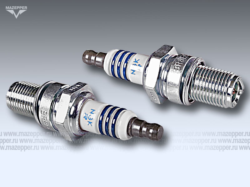 Свеча зажигания "NGK" BR10ECMIX   (14 х  19 мм.) Mazepper