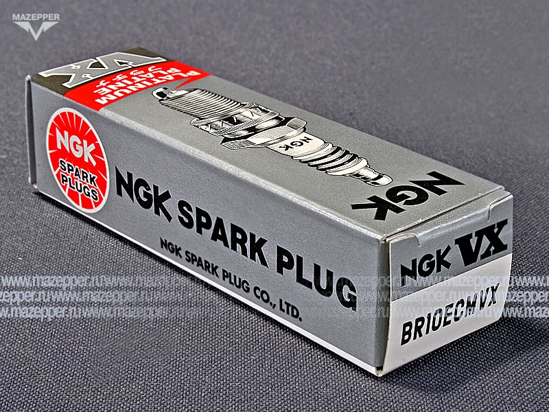 Свеча зажигания "NGK" BR10ECMVX (14 х  19 мм.) Mazepper