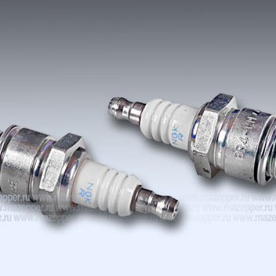 Свеча зажигания "NGK" BR4LM          (14 х  11,2 мм.) Mazepper