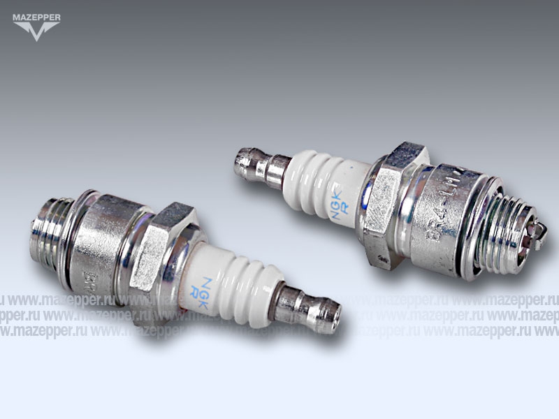 Свеча зажигания "NGK" BR4LM          (14 х  11,2 мм.) Mazepper