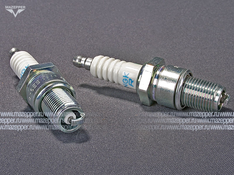 Свеча зажигания "NGK" BR6ES           (14 х  19 мм.) Mazepper