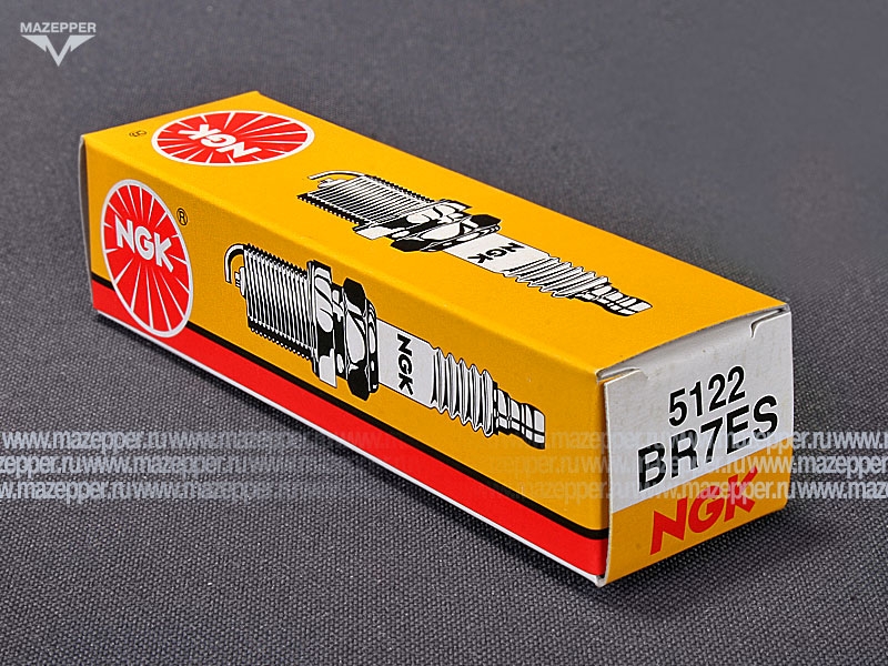 Свеча зажигания "NGK" BR7ES           (14 х  19 мм.) Mazepper