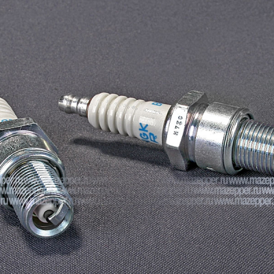 Свеча зажигания "NGK" BR8ECS        (14 х  19 мм.) Mazepper