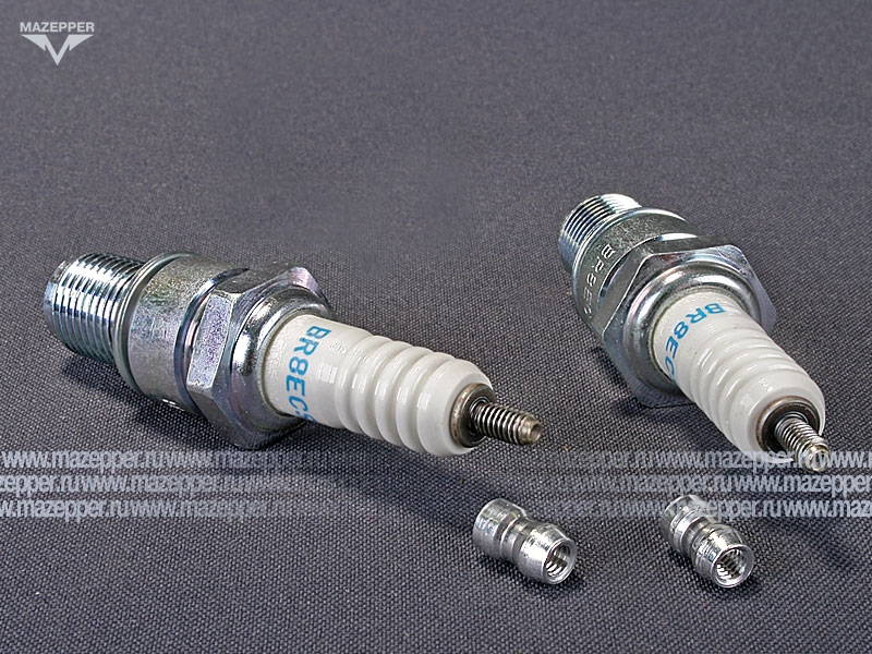Свеча зажигания "NGK" BR8ECS        (14 х  19 мм.) Mazepper