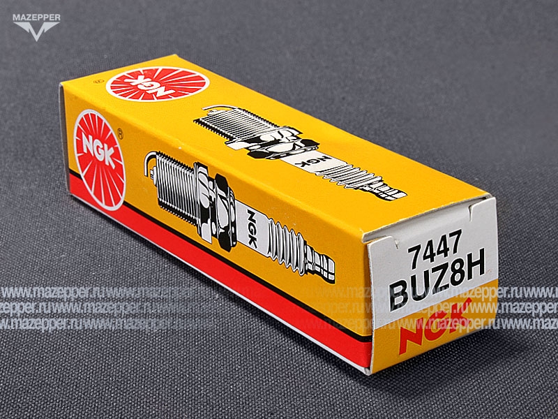 Свеча зажигания "NGK" BUZ8H           (14 х 12,7 мм.) Mazepper