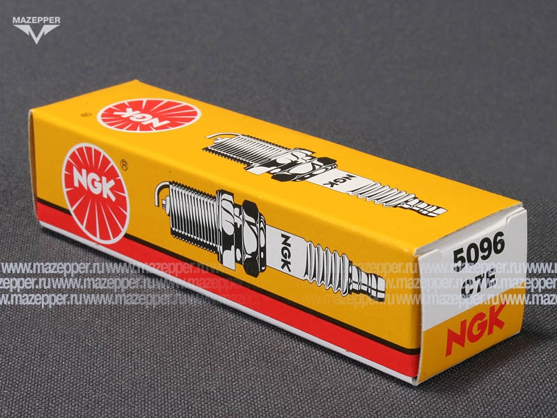 Свеча зажигания "NGK" C7E                (10 х  19 мм.) Mazepper
