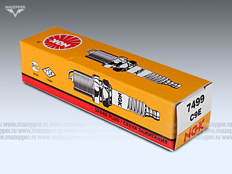 Свеча зажигания "NGK" C9E                (10 х  19 мм.) Mazepper