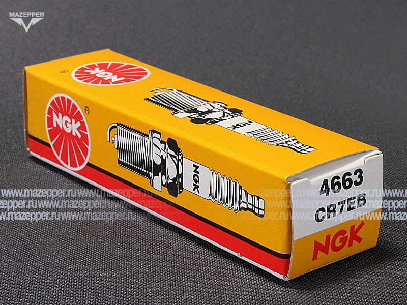 Свеча зажигания "NGK" CR7EB           (10 х  19 мм.) Mazepper