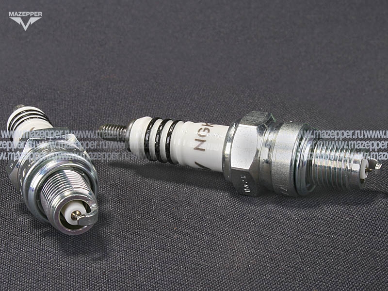 Свеча зажигания "NGK" CR7HIX          (10 х  12,7 мм.) Iridium Mazepper