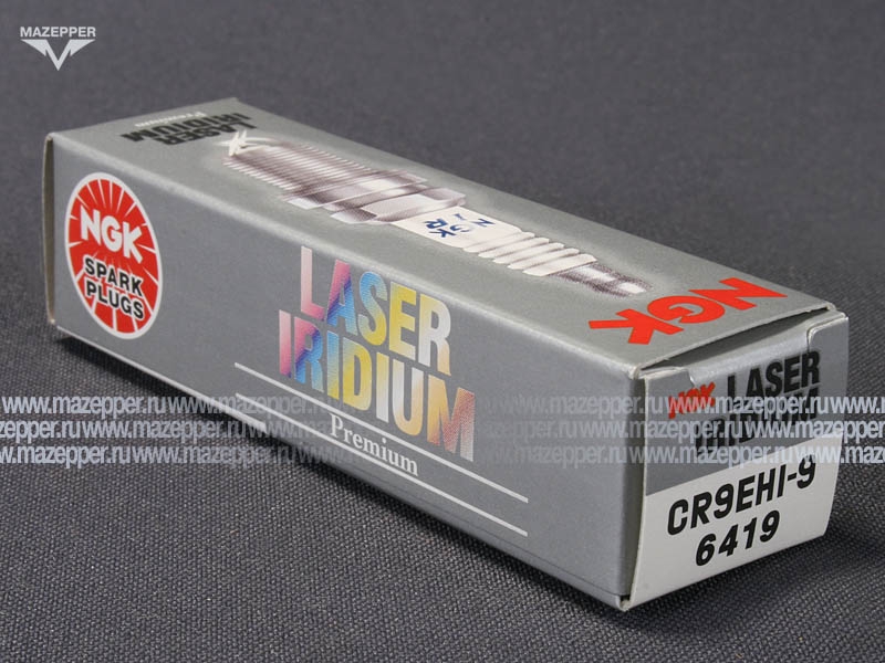 Свеча зажигания "NGK" CR9EHI-9        (10 х  19 мм.) Iridium Mazepper