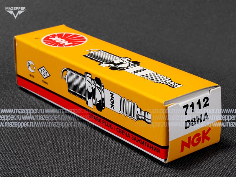 Свеча зажигания "NGK" D8HA             (12 х  12,7 мм.) Mazepper