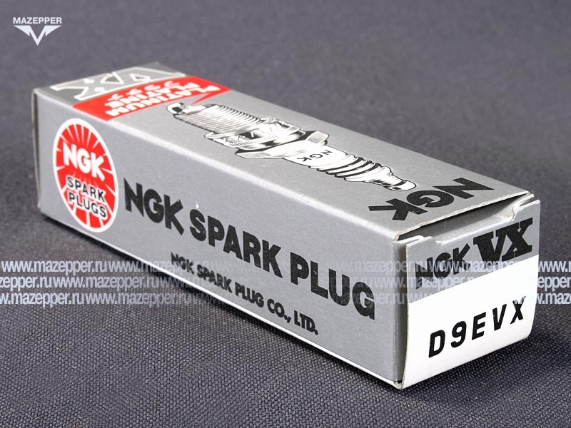 Свеча зажигания "NGK" D9EVX           (12 х  19 мм.) Platinum Mazepper