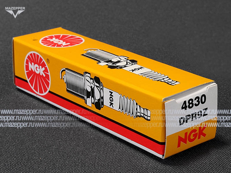 Свеча зажигания "NGK" DPR9Z           (12 х  19 мм.) Mazepper