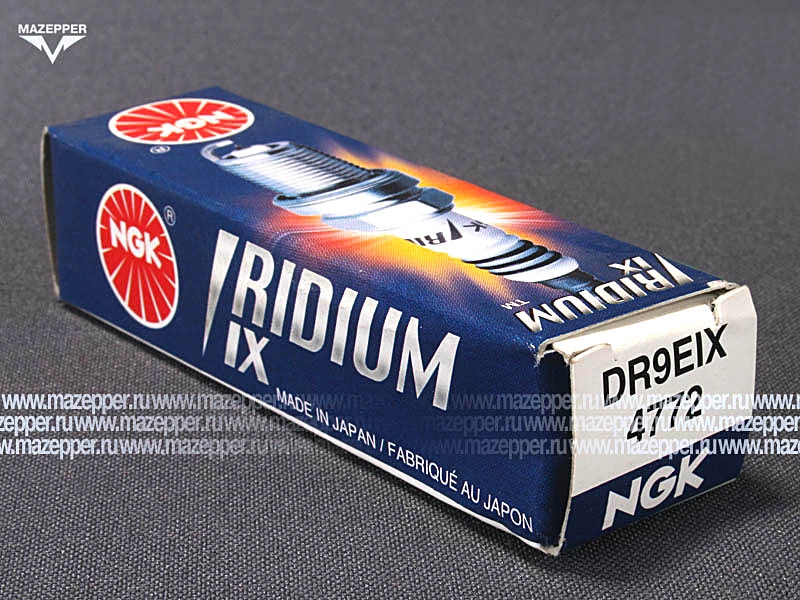 Свеча зажигания "NGK" DR9EIX          (12 х  19 мм.) Iridium Mazepper